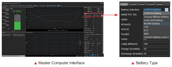 ПО для симуляции разных типов аккумуляторов