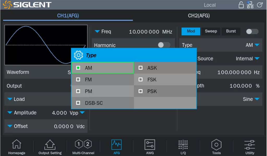 модуляция сигналов