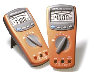 Цифровые мультиметры APPA 80, APPA 82, и APPA 82R